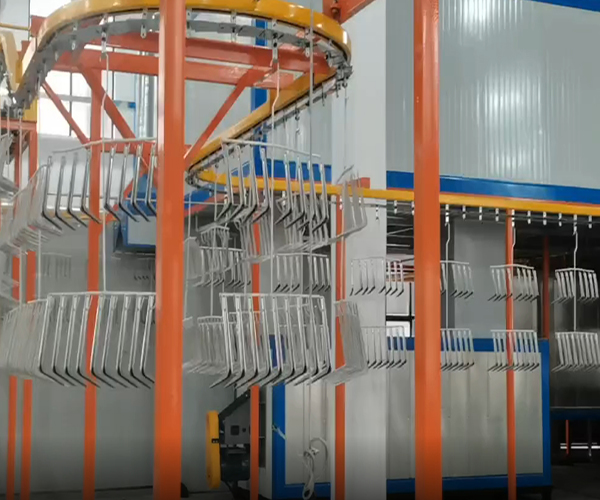 小型五金粉末涂装流水线